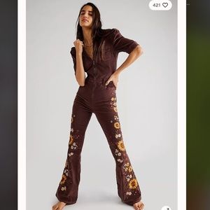 Free People x Driftwood Esme Cord Coveralls